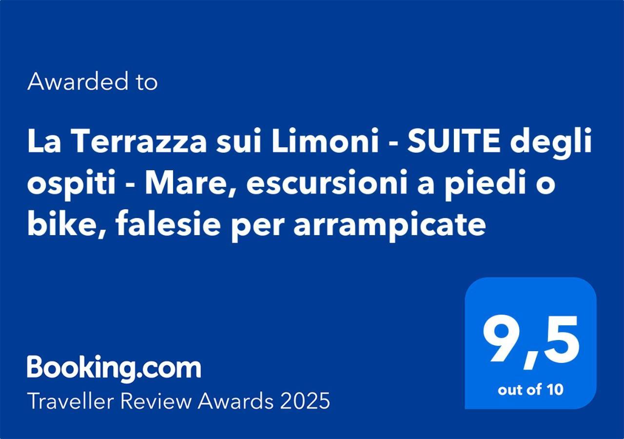La Terrazza Sui Limoni: Nature Retreat with Beach and Adventure Access Cisano sul Neva Exterior photo